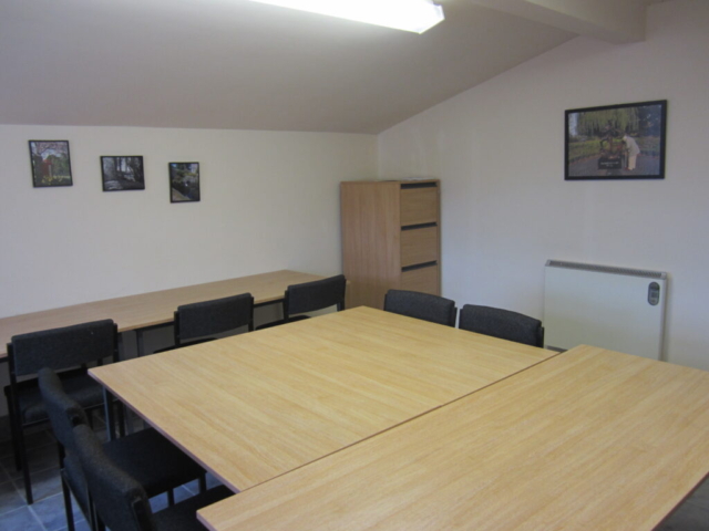 side room at the hall