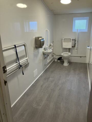 refurbished disabled toilet with baby change refurbished disabled toilet with baby change unit